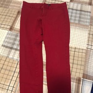Women’s red capris